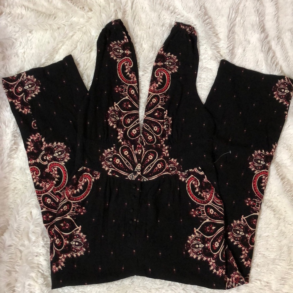 Free People Black Setting Sun Jumpsuit - Picture 4 of 7